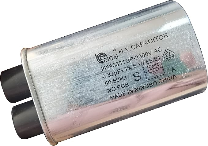 High Voltage Capacitor 0.82 uF MFD 2300v for Commercial Microwave Ovens A63903310GP J6390331GP
